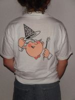 T-Shirt mit 3-farbigem Siebdruck-Sujet